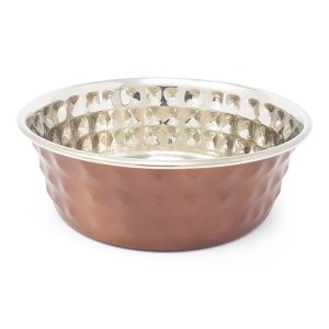 PROFIZOO Miska nerezová Standard 950 ml Meď (diamantový dizajn)