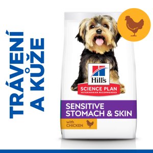 Hill’s Science Plan Sensitive Stomach & Skin pre malých dospelých psov 1.5 kg