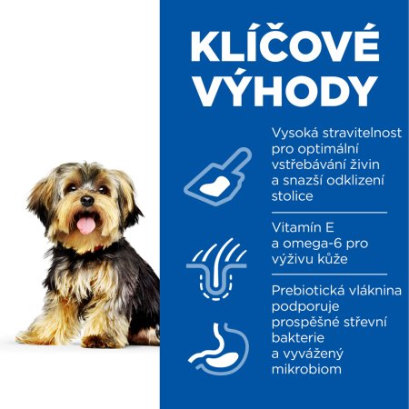 Hill’s Science Plan Sensitive Stomach & Skin pre malých dospelých psov 1.5 kg