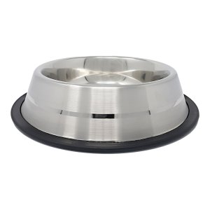 PROFIZOO Miska nerezová protišmyková 930 ml (sivý prúžok)