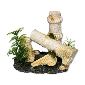 Akvarijné dekorácie Antický stĺp 14 x 11,5 x 12 cm