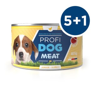 PROFIDOG konzerva junior kuracie 405g 5 + 1 ZADARMO