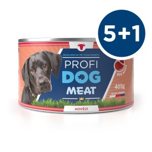 PROFIDOG konzerva hovädzie 405g 5 + 1 ZADARMO