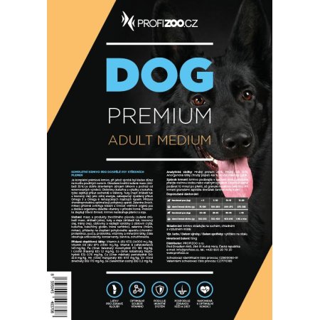 ECO PACK PROFIZOO Dog Premium Adult Medium 2 x 15 kg