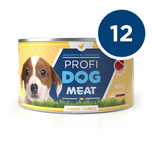 ECO PACK PROFIDOG konzerva junior kuracie 405g 12 KS