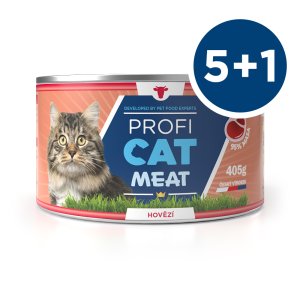 PROFICAT konzerva hovädzie 405g 5 + 1 ZADARMO