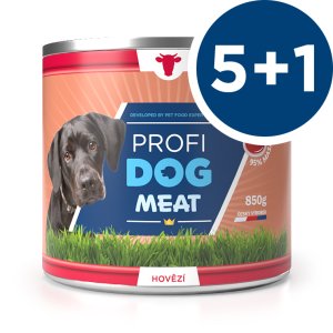 PROFIDOG konzerva hovädzie 850g 5 + 1 ZADARMO