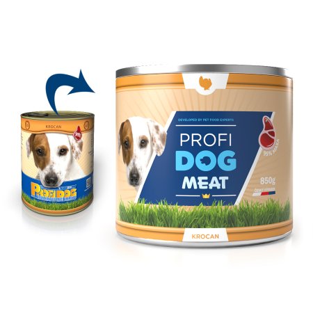 PROFIDOG konzerva moriak 850g 5 + 1 ZADARMO
