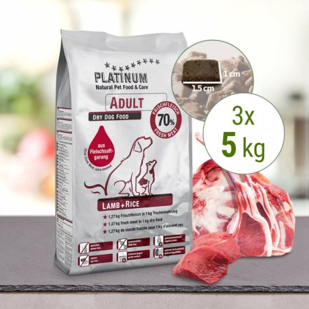 PLATINUM Lamb & Rice 15 kg