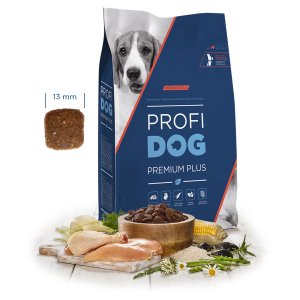 PROFIDOG Premium Plus Medium Adult 12 kg 5 + 1 ks ZADARMO