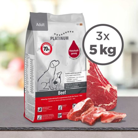 PLATINUM Adult Beef 15 kg