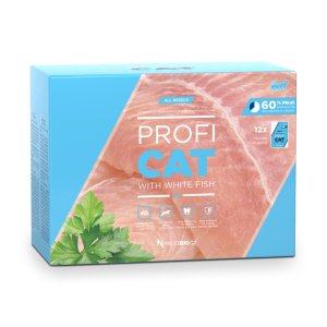 PROFICAT vrecko kúsky s bielou rybou v omáčke 48x100g