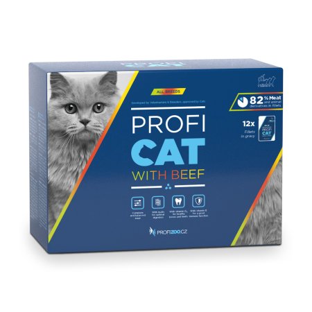 PROFICAT vrecko filety hovädzie v šťave 48x85g
