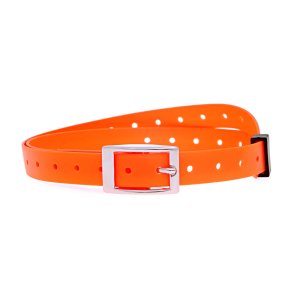 Dogtrácia Plastový obojek oranžový, 15 mm x 50 cm