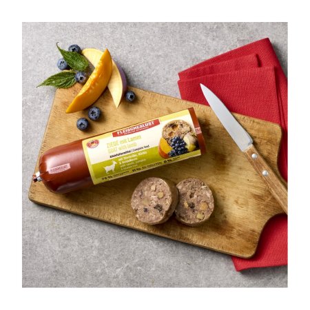 Fleischeslust Goat with jahňacie pumpkin & blueberries 400 g