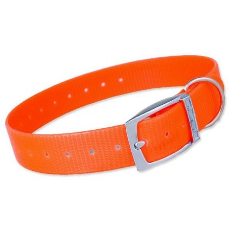 Dogtrácia Plastový obojok oranžový, 25 mm x 70 cm (bez oka)
