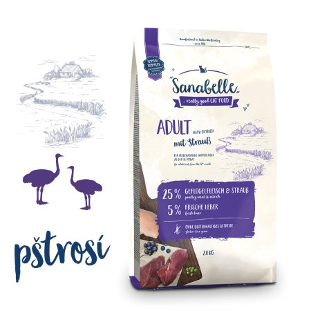 Bosch Cat Sanabelle Adult Ostrich 2 kg