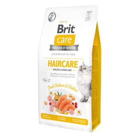 Brit Care Cat GF Haircare Healthy & Shiny Coat 7kg