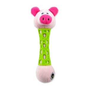 Hračka BeFUN TPR+plyš prasa puppy 17 cm