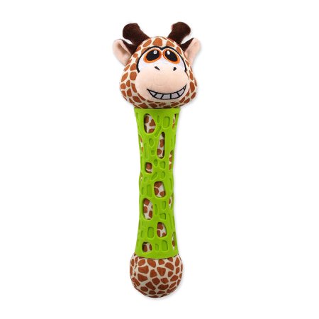 Hračka BeFUN TPR+plyš žirafa puppy 39 cm