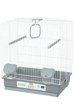 Klietka vtáky PRIMO Carla 40cm biela/sivá Zolux