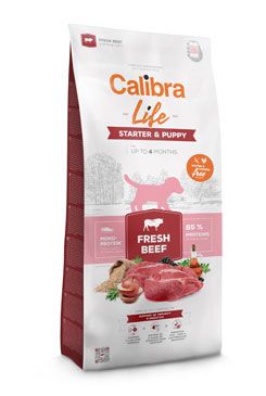 Calibra Dog Life Starter & Puppy Fresh Beef 750g