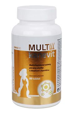 MULTIcanevit tablety pre psy a mačky 80 tbl
