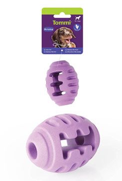 Hračka pes Aroma Rugby mlynček, 8cm