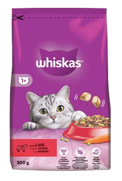 Whiskas granule s hovädzím 300 g