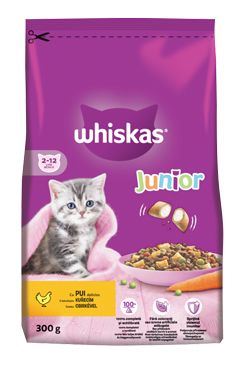 Whiskas granule Junior s kuracím 300 g