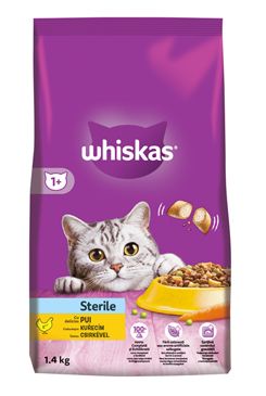 Whiskas granule Sterile s kuracím 1,4 kg