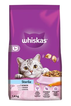 Whiskas granule Sterile s lososom 1,4 kg