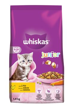 Whiskas granule Junior s kuracím 1,4 kg