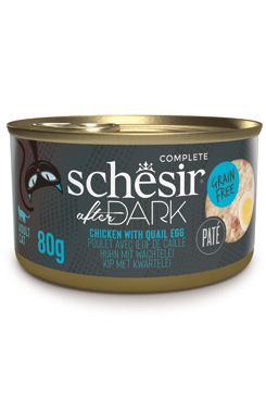 Schesir Cat konz. After Dark Paté kurá/vajcia 80g