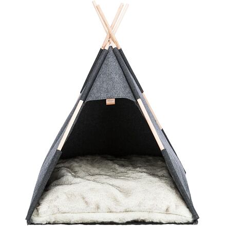 Trixie Jaskynka TIPI, 70 x 70 x 70 cm, plsť, antracit