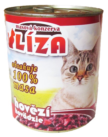 LÍZA cat hovädzie 800g
