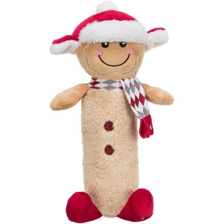 Xmas GINGERBREAD, plyšový perníček s pet fliaš vo vnútri, 36 cm