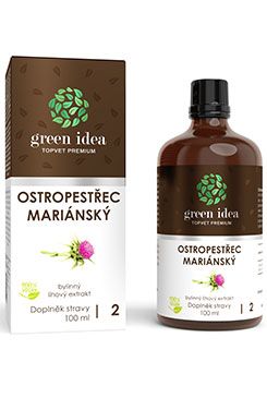 Ostropestřec Mariánský tinktura-kapky 100ml TOPVET