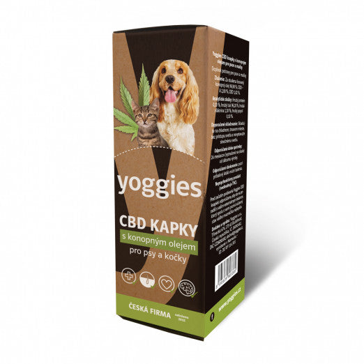 Yoggies CBD olej (kapky) 3,2 % pro psy a kočky 10 ml