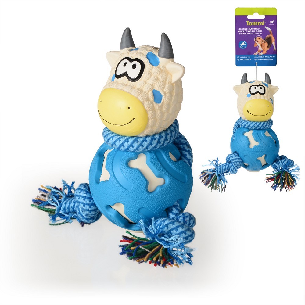 Kravička modro-bílá 3v1 - latex 18,5 cm
