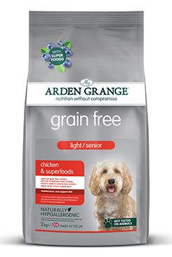 Arden Grange GF Dog Light/Senior Chick&Superfoods 2kg
