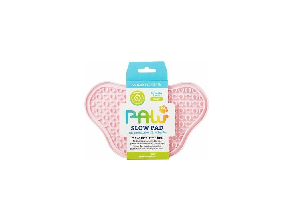 Lízací podložka Paw Lick Pad – světle růžová