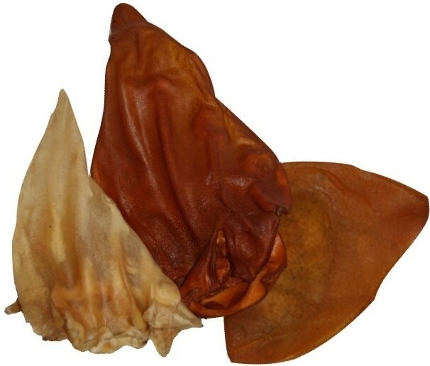 Sušené pamlsky hovězí uši balení 3 ks