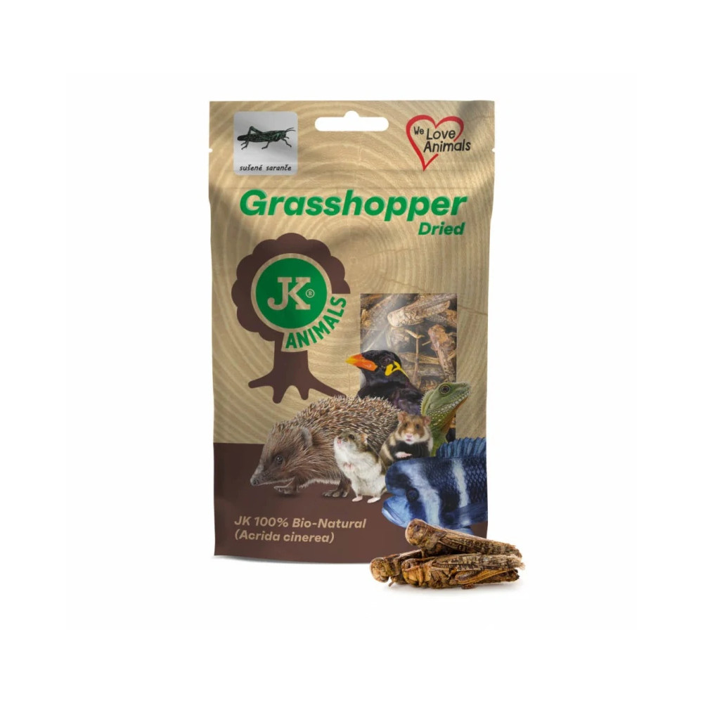 JK Sušené saranče 80g (EXPIRACE 01/2026)