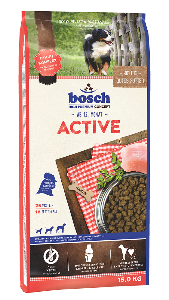Bosch Active 15 kg (POŠKODENÝ OBAL, váha 13,3 kg)