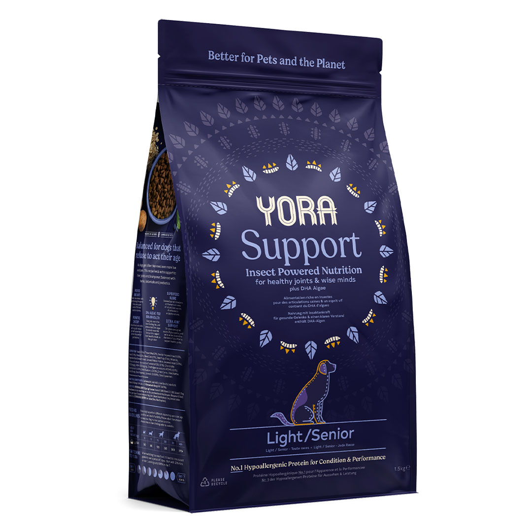 YORA granule z hmyzu Support Light/Senior  3kg (2x1,5kg)