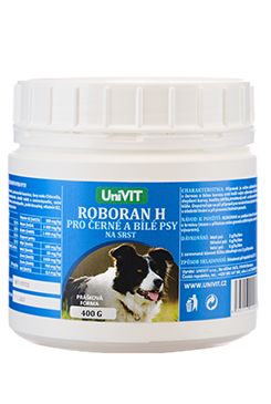 Roboran H pre psov Čierne a Biele plv 400g