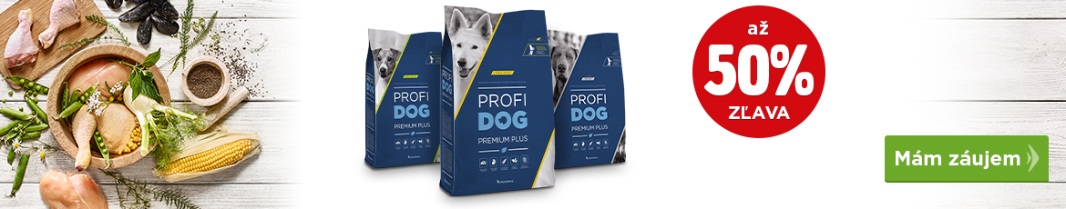 PROFIDOG Premium Plus až 50 procent