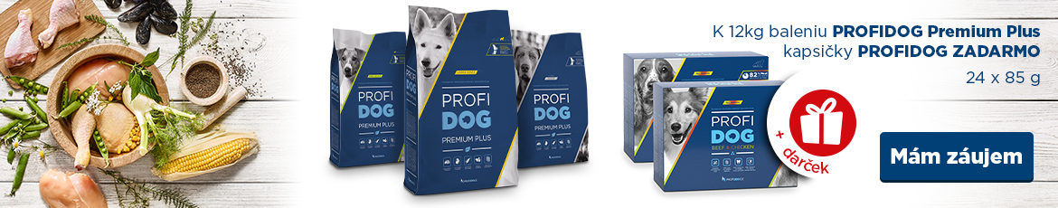 PROFIDOG Premium Plus + kapsičky PROFIDOG